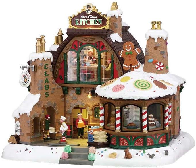 LEMAX 85314-UK Santa's Wonderland Sights & Sounds: Mrs. Claus Kitchen, Multi-Colour
