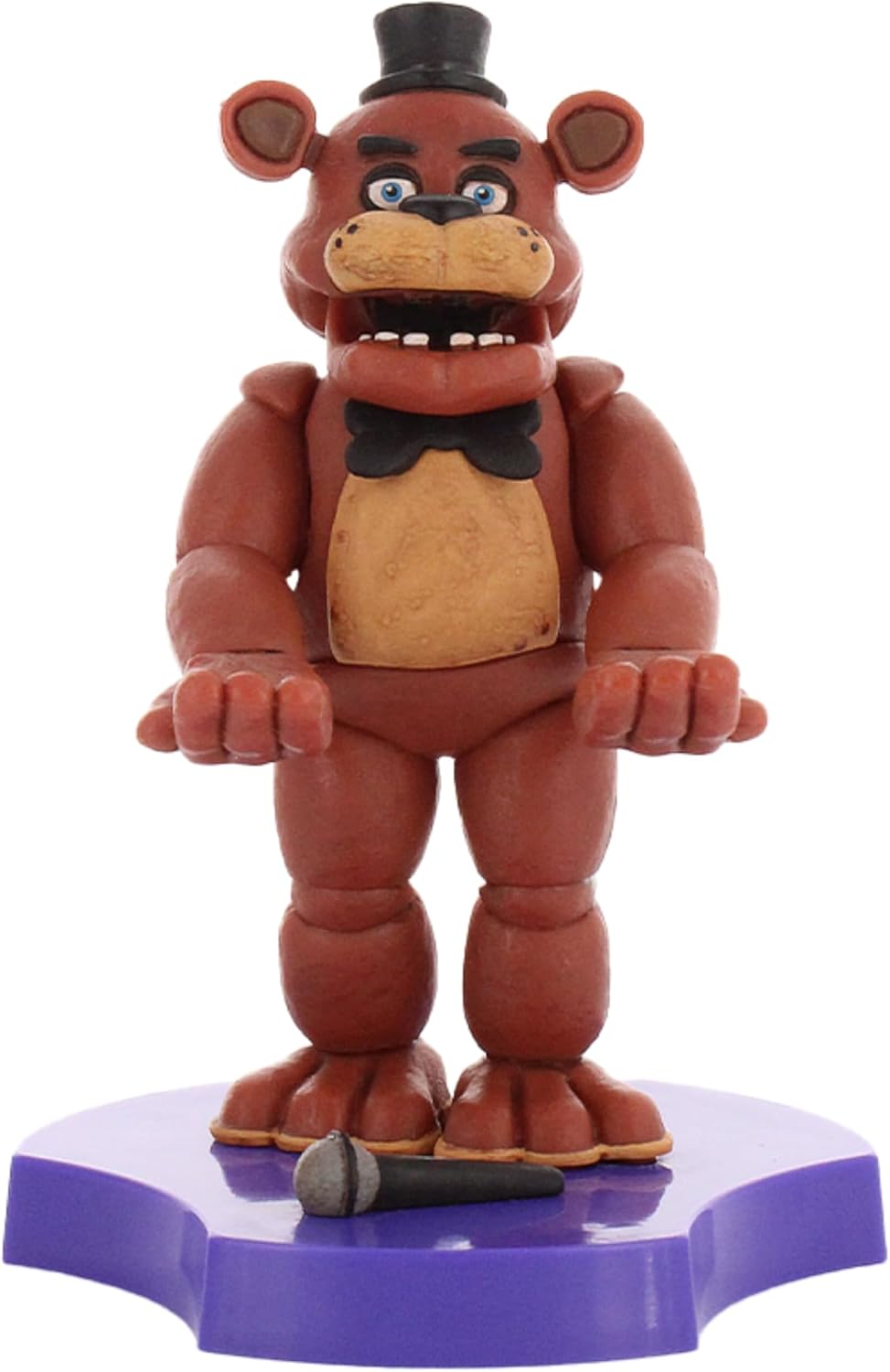 Cableguys Minis Five Nights at Freddy's Freddy Phone Stand & Earbuds Holder - Novelty Phone Stand for Desk Decor and Bedside Accessories, In Ear Headphone Holder for Smartphone & Small Devices
