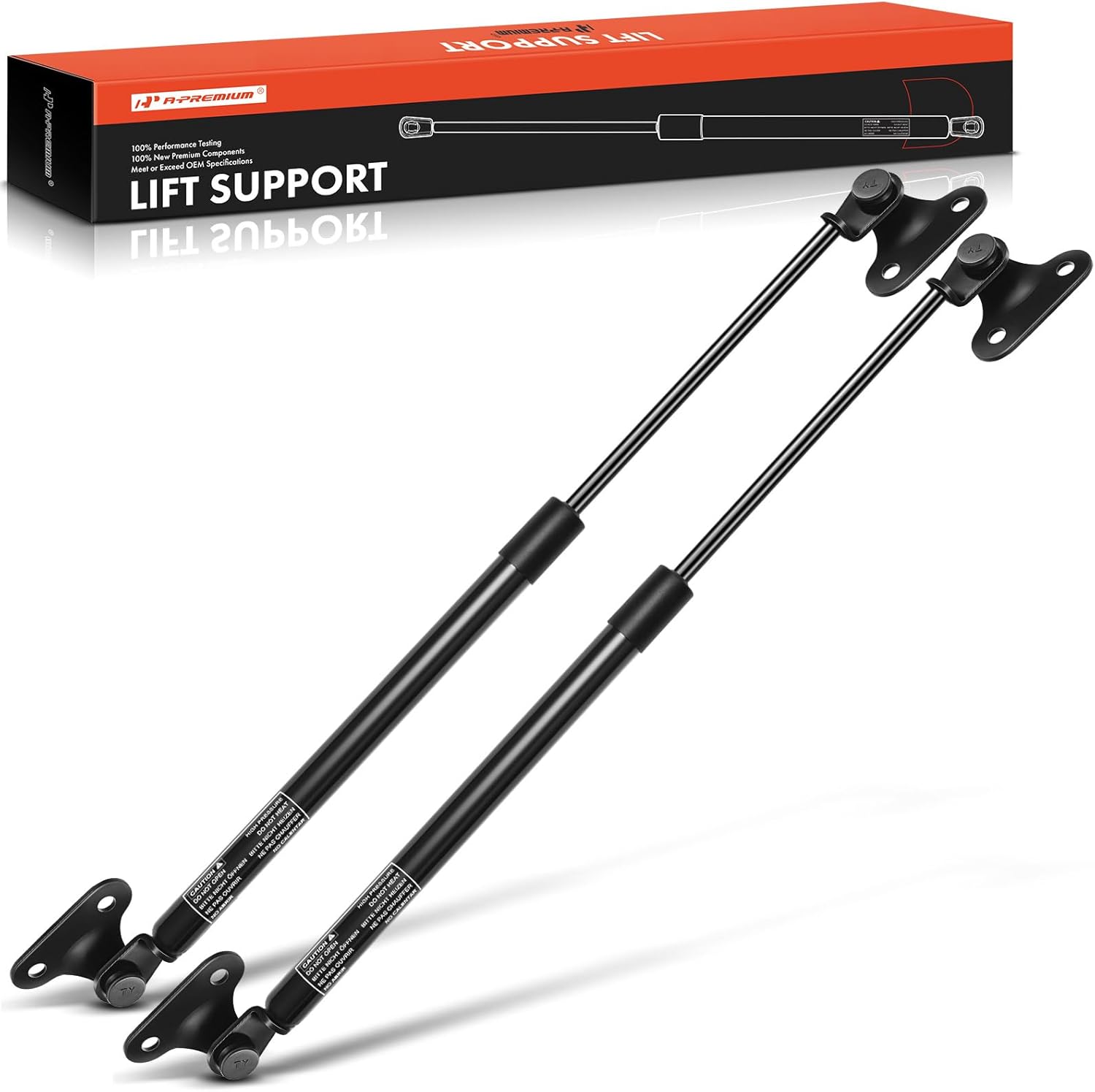 A-Premium Tailgate Liftgate Hatch Lift Supports Shock Struts Compatible with Toyota Land Cruiser Landcruiser 80 LX450 1990-1997 2-PC Set