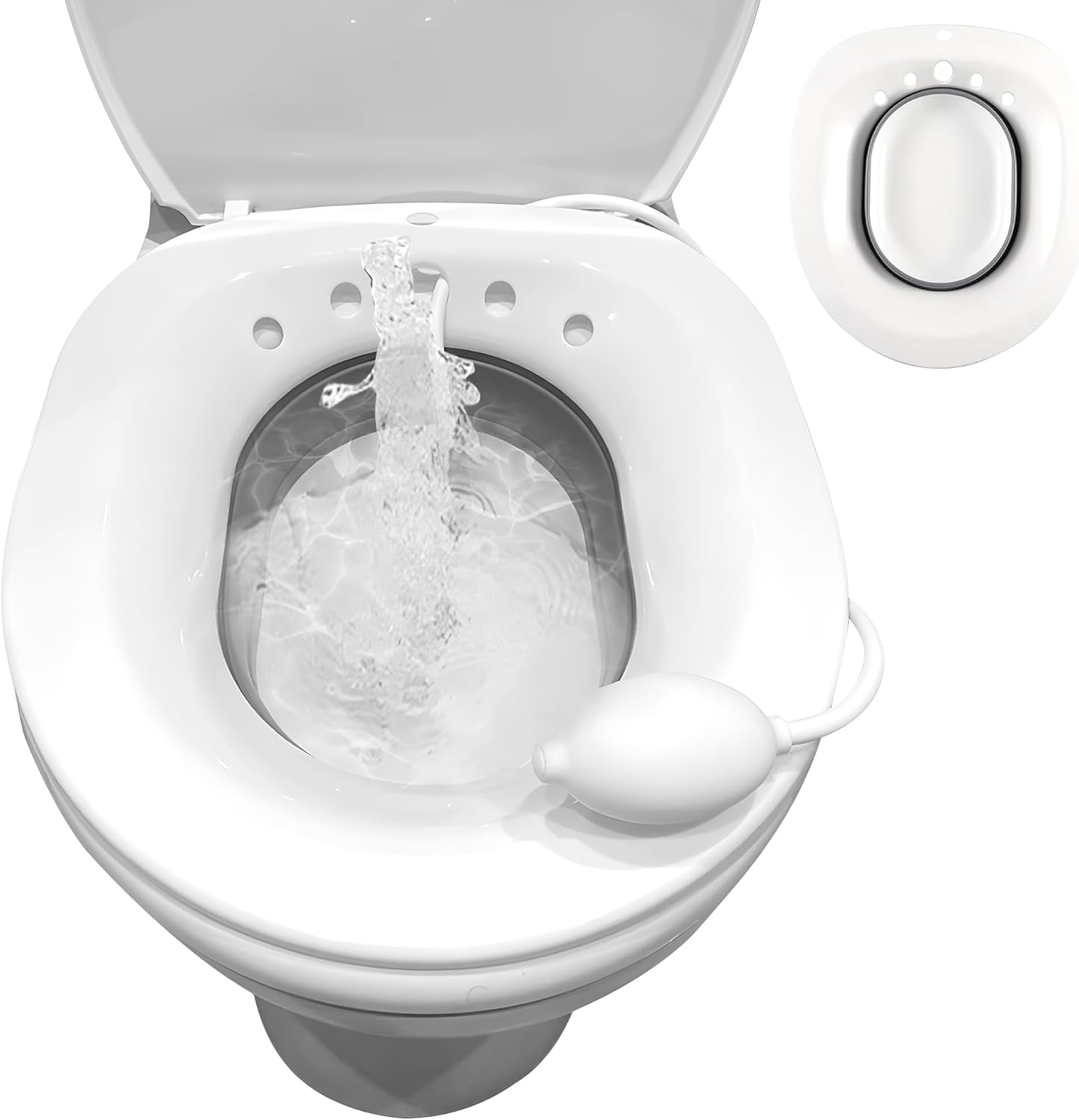 Joey&Viggy Sitz Bath for Hemorrhoid Relief, Postpartum Care & Personal Hygiene – Easy to Use Over Toilet Basin, Soothing Soak for Women and Men