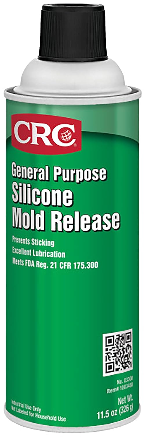 CRC Food Grade Silicone Mold Release 03301 - 11.5 Wt. Oz., Premium Grade Silicone Fluid For High Temperature Applications