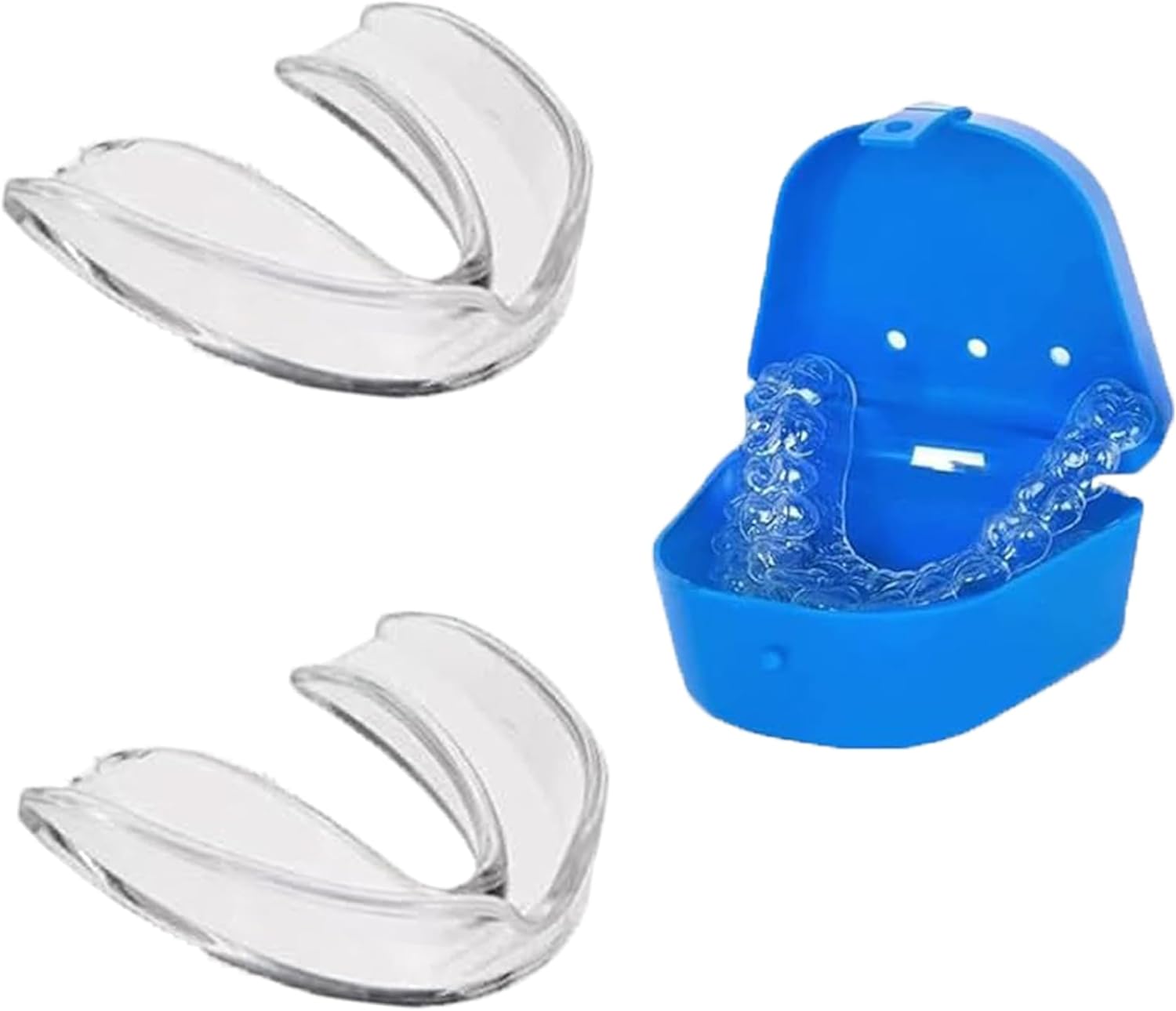 Huzayl Night Mouth Guard for Teeth Grinding – Custom Moldable Dental Guard for Clenching & Grinding – Comfortable Sleeping Mouth Guard for Adults – Jaw Protection (2)