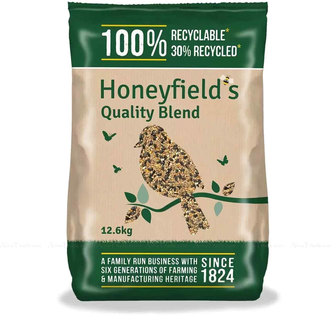 AHG Investment Honeyfield's Conservation Grade Quality Blend Wild Bird Seed Food Pack 12.6kg