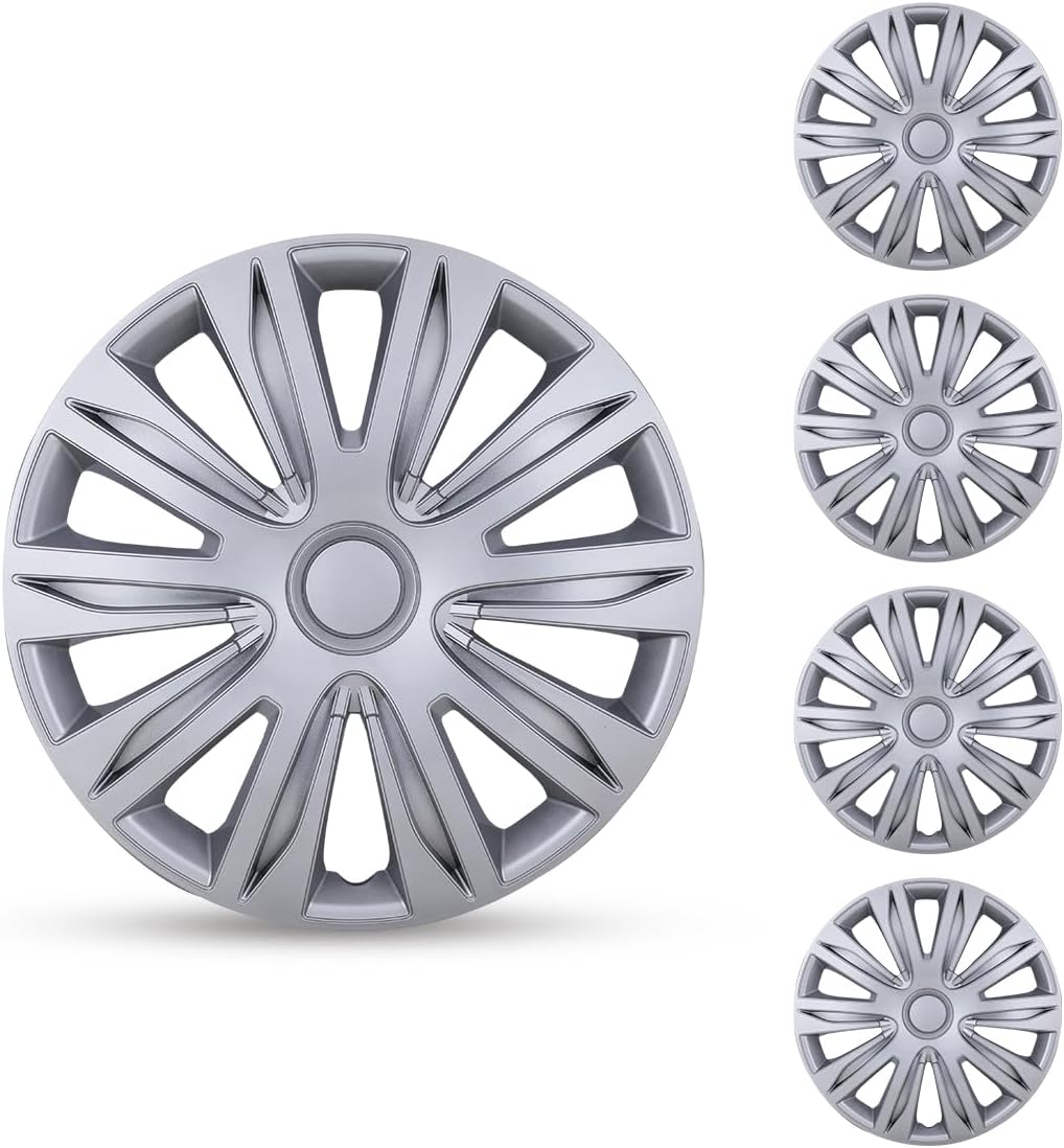 15 inch Wheel Rim Cover Hubcaps - Universal Hubcap Wheels Cover