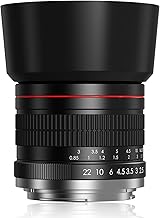 85mm f1.8 Portrait Lens - EF Lens for Canon, Medium Telephoto Lenses (Manual Focus) for Canon EOS Rebel T8i T7i T7 T6 T6s T6i SL3 SL2 90D 80D 77D 4000D EOS-1D X Mark III/II, 5D Mark IV, 6D Mark II etc