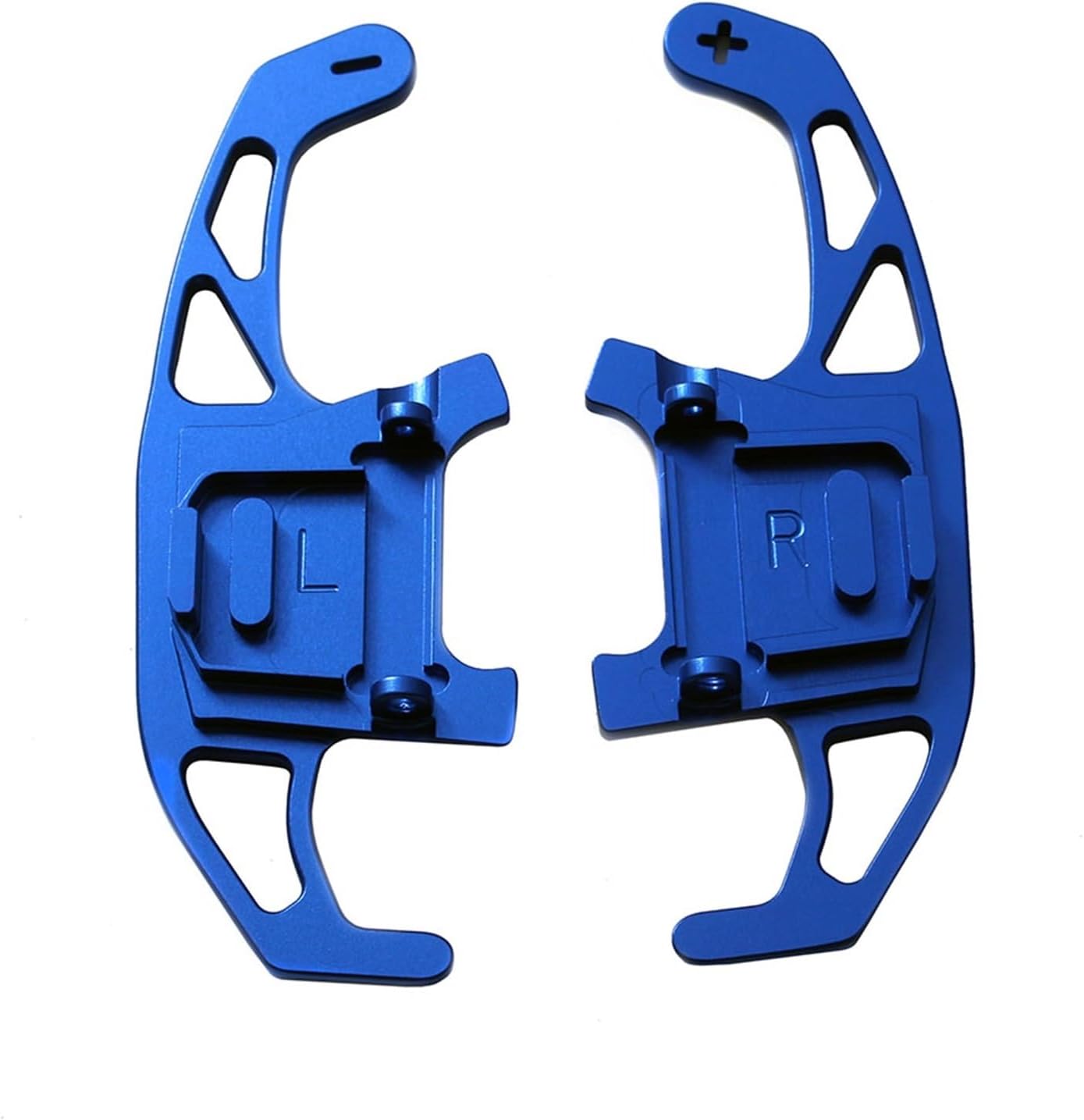 MEIDAI shifter extension paddles Compatible With VW For GOLF GTI R GTD GTE MK7 2014 2015 2016 2017 2018 2019 2pcs Car Steering Wheel Shift Paddle Shifter Extended Car Interior (Color : 2)