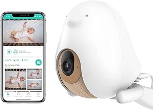 CuboAi Plus Smart Baby Monitor: Sleep Safety Alerts for Covered Face, Danger Zone & Sleep Analytics - 1080p HD Night Vision Camera, 2 Way Audio, Cry & Temperature Detection (Incl. 3 Stand Options)