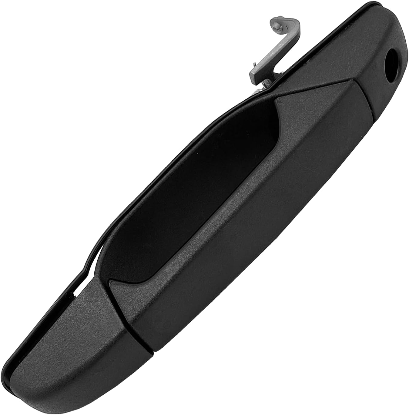 NPAUTO Exterior Front Driver Door Handle Compatible with 2007 2008 2009 2010 2011 2012 2013 Chevy Silverado 1500 2500 3500 Suburban Avalanche Tahoe Sierra Yukon XL, Black, 80574 15915106
