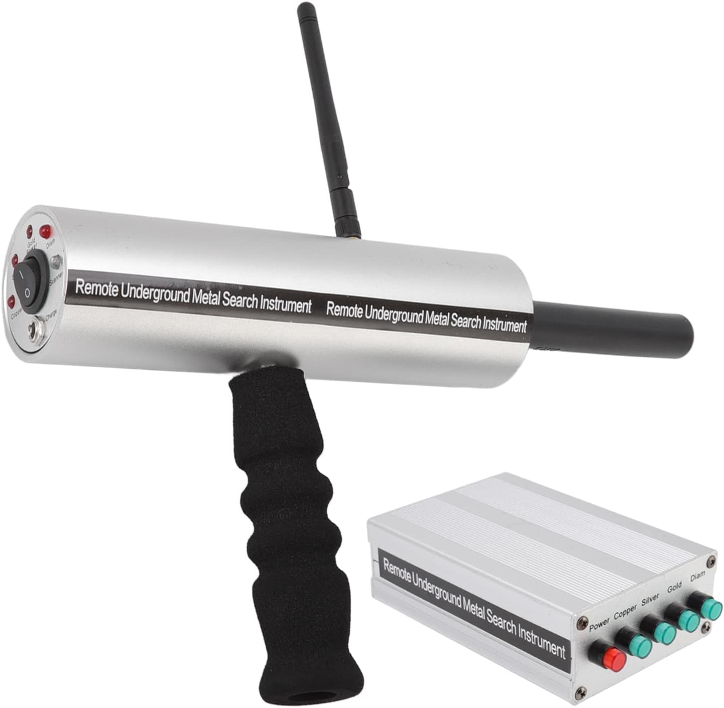 Luqeeg Metal Detector for Adults Professional, Pinpoint Metal Detector, 1000m Handheld High Sensitivity Underground Metal Treasure Finder Gold Silver Copper Scanner, Detective 30m Depth(#2)