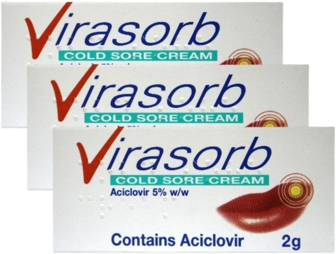 2GM Sore Cold Cream - Rapid Relief for Cold Sores, Fever Blisters, and Dry Lips - Moisturizing Lip Balm with Natural Ingredients Pack of 3