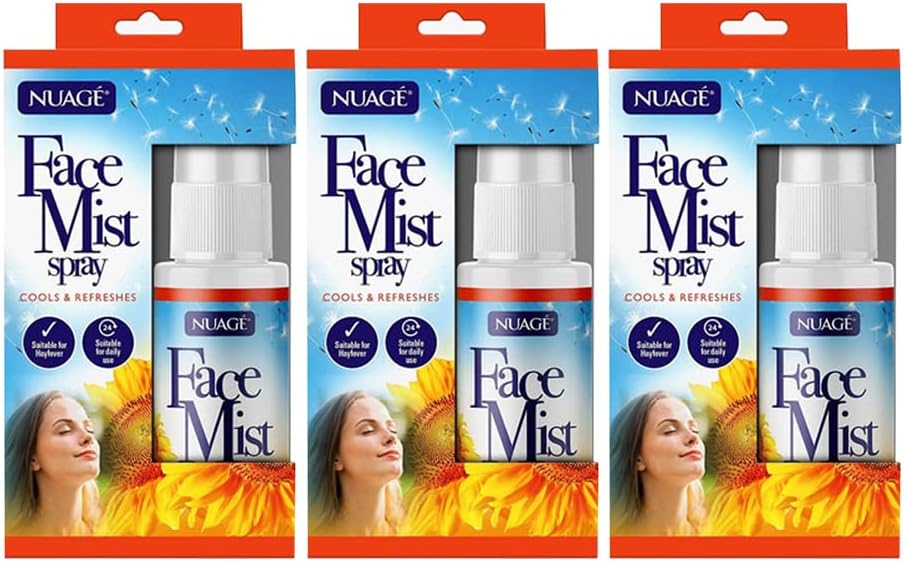 Hayfever Relief Cooling Face Mist Spray- Eye Mask for Cooling- Cool & Fresh Moisture Spray for Eye- Suitable for Daily Use (150ml) (Pack Of 3)