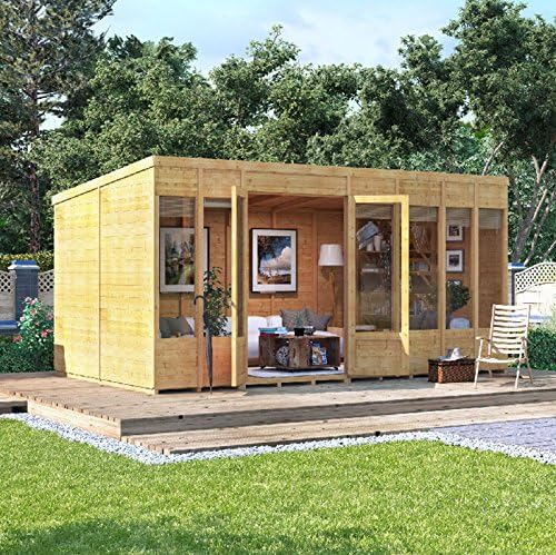 BillyOh Bella Tongue and Groove Pent Summerhouse (14x8 Spray Treated)