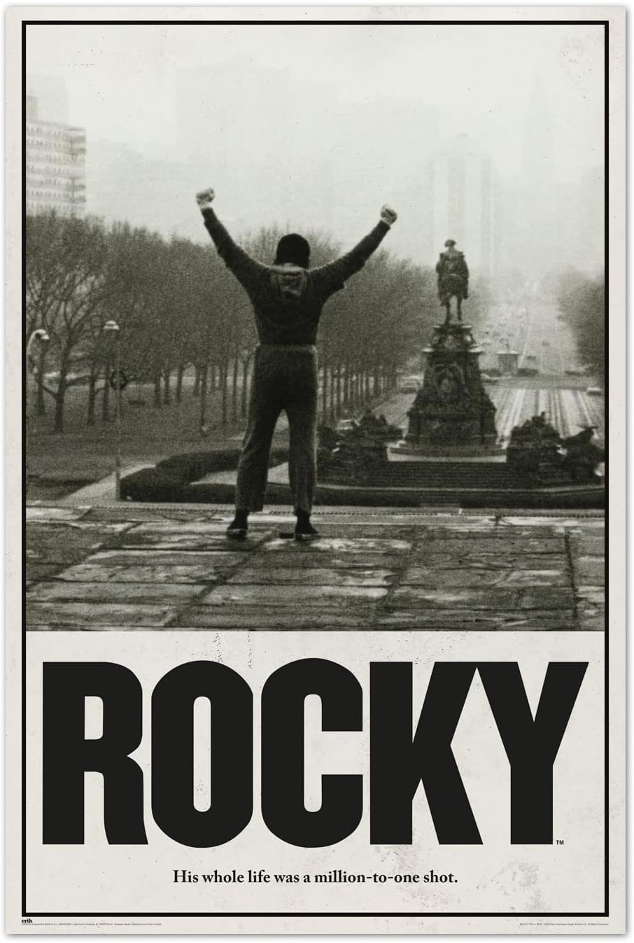 Grupo Erik Rocky Balboa Poster - 36 x 24 inches / 91.5 x 61 cm - Shipped Rolled Up - Cool Posters - Art Poster - Posters & Prints - Wall Posters