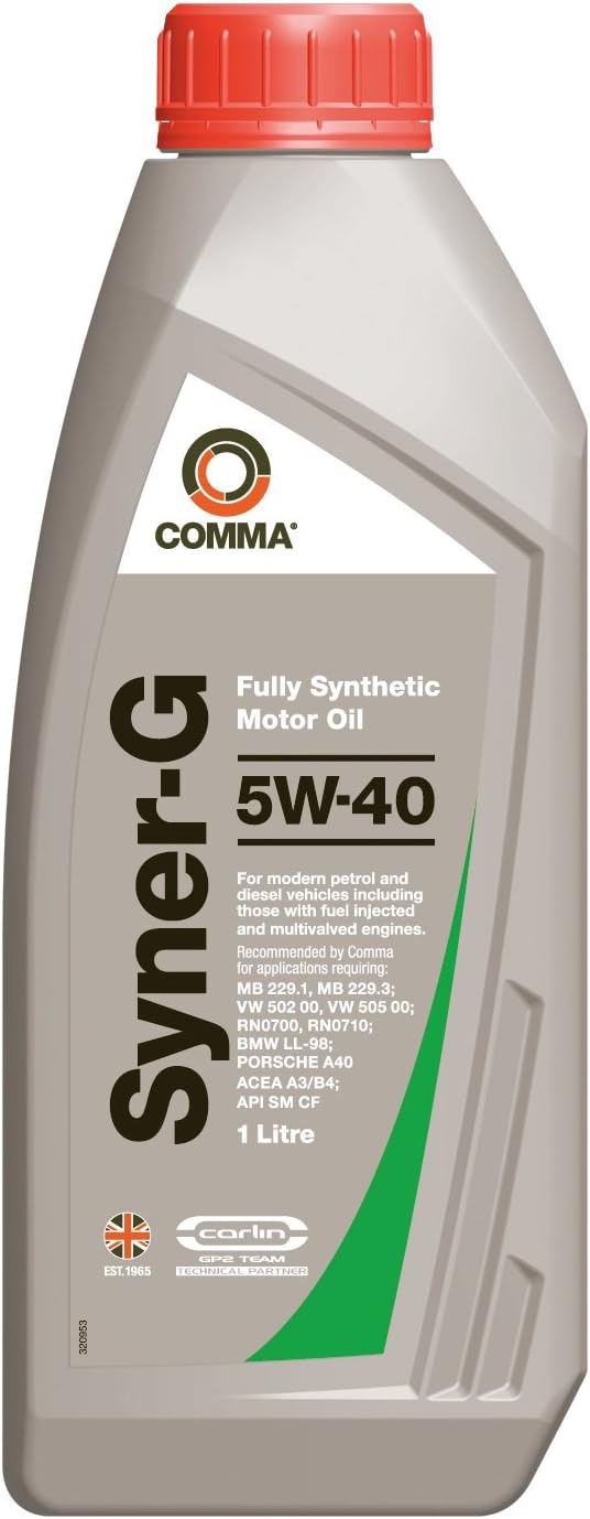 Comma SYN1L 1L Syner-G Full Synthetic 5W40 Motor Oil