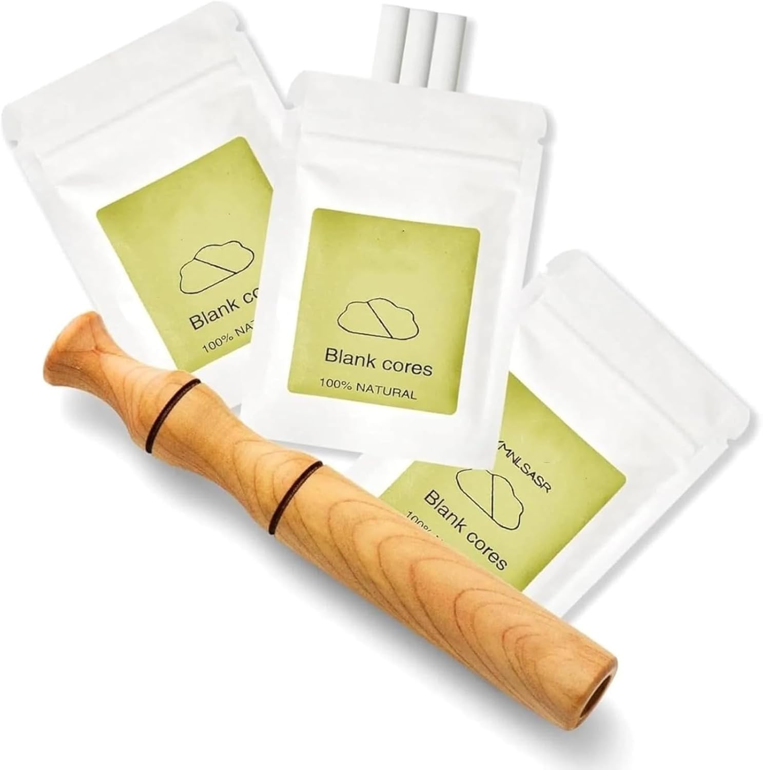 romatherapy Essential Oil Inhaler, Smoking Cessation Inhaler Stick, Essential Oil Diffuser for Relaxation and Smoking Cessation Assistance, Equipped with 3 Packs of Empty Cotton swabs ﻿ (1 piece)