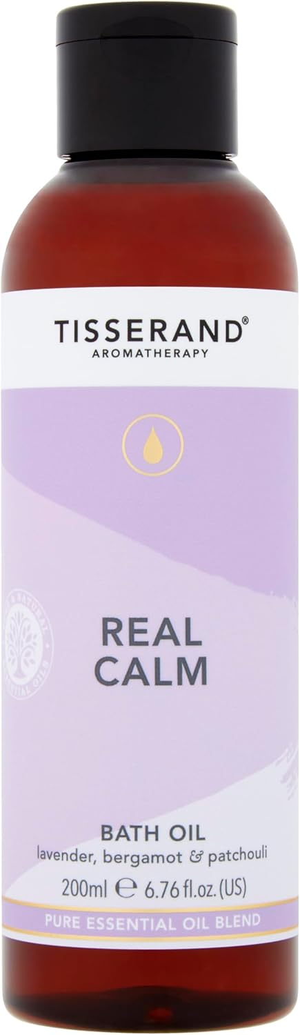Tisserand Aromatherapy - Real Calm Bath Oil, 200 ml