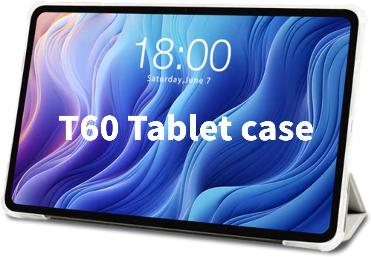 TECLAST T60 Case, Tablet Case, Ultra Thin, Ultra Lightweight, Shockproof, Scratch Resistant, Stand Function, Full Protection