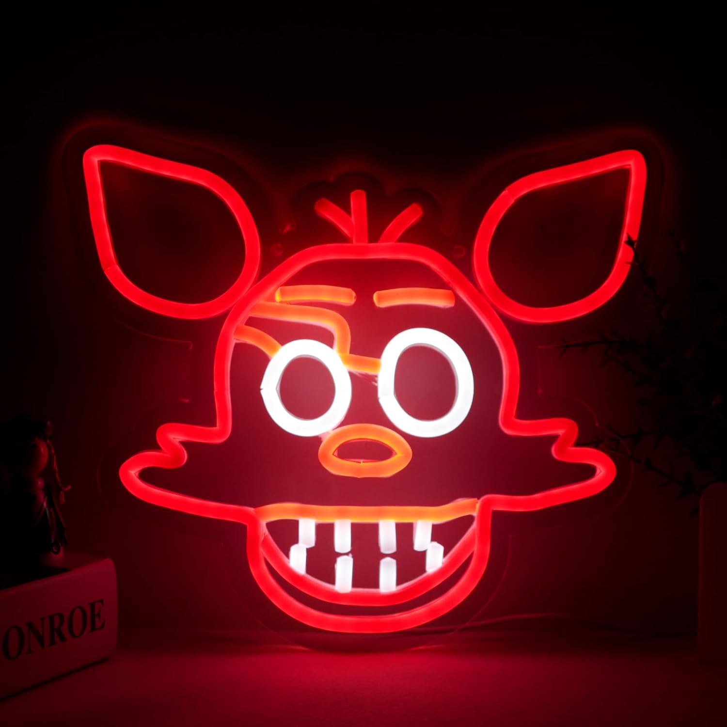 Anime Neon Sign，Foxy Neon Signs for Wall Decor，LED Neon Lights for Bedroom，Birthday、Christmas Gifts for kids