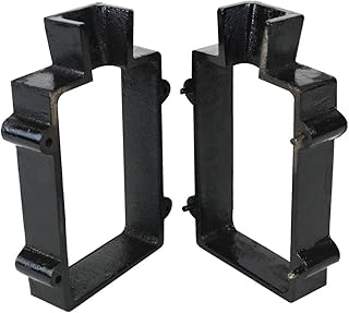 Cast Iron 2-Part Sand Casting Flask Mold Frame for Delft Clay and Petrobond Sand Casting for Jewelry Making and Metal Pouring