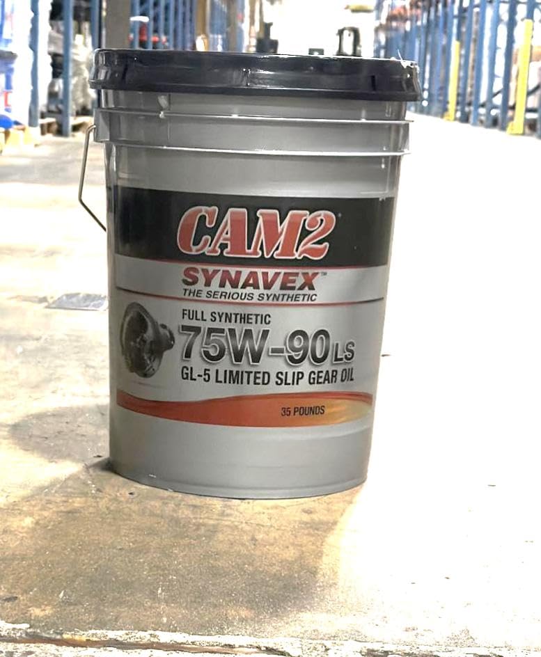 CAM2 SYNAVEX Full Synthetic 75W-90 LS Gear Oil, 35 lbs