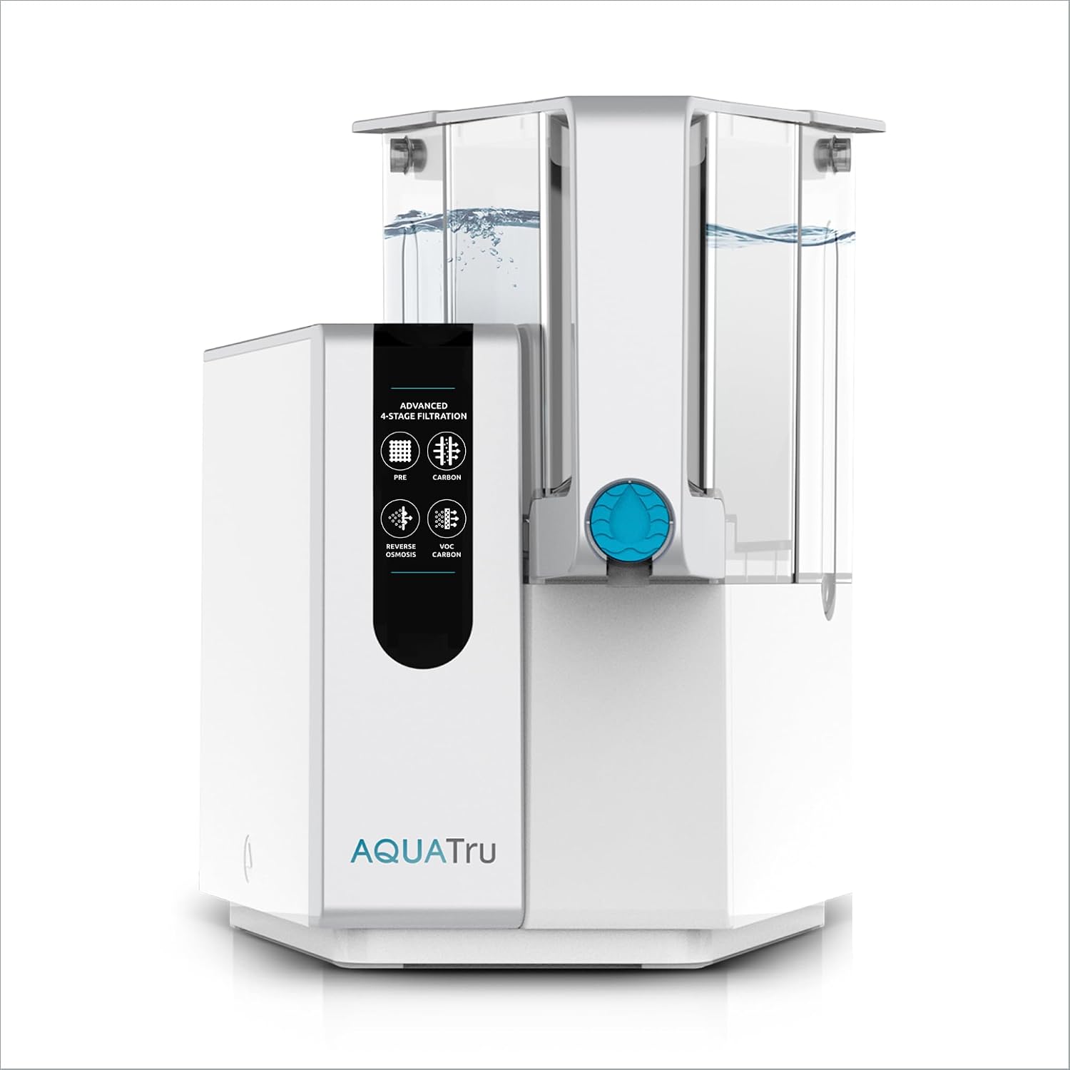 AquaTru Water Purification Unit - Certified NSF/ANSI Standards, Removes 84 Contaminants, No Plumbing Required, Cost-Effective, Environmentally Friendly