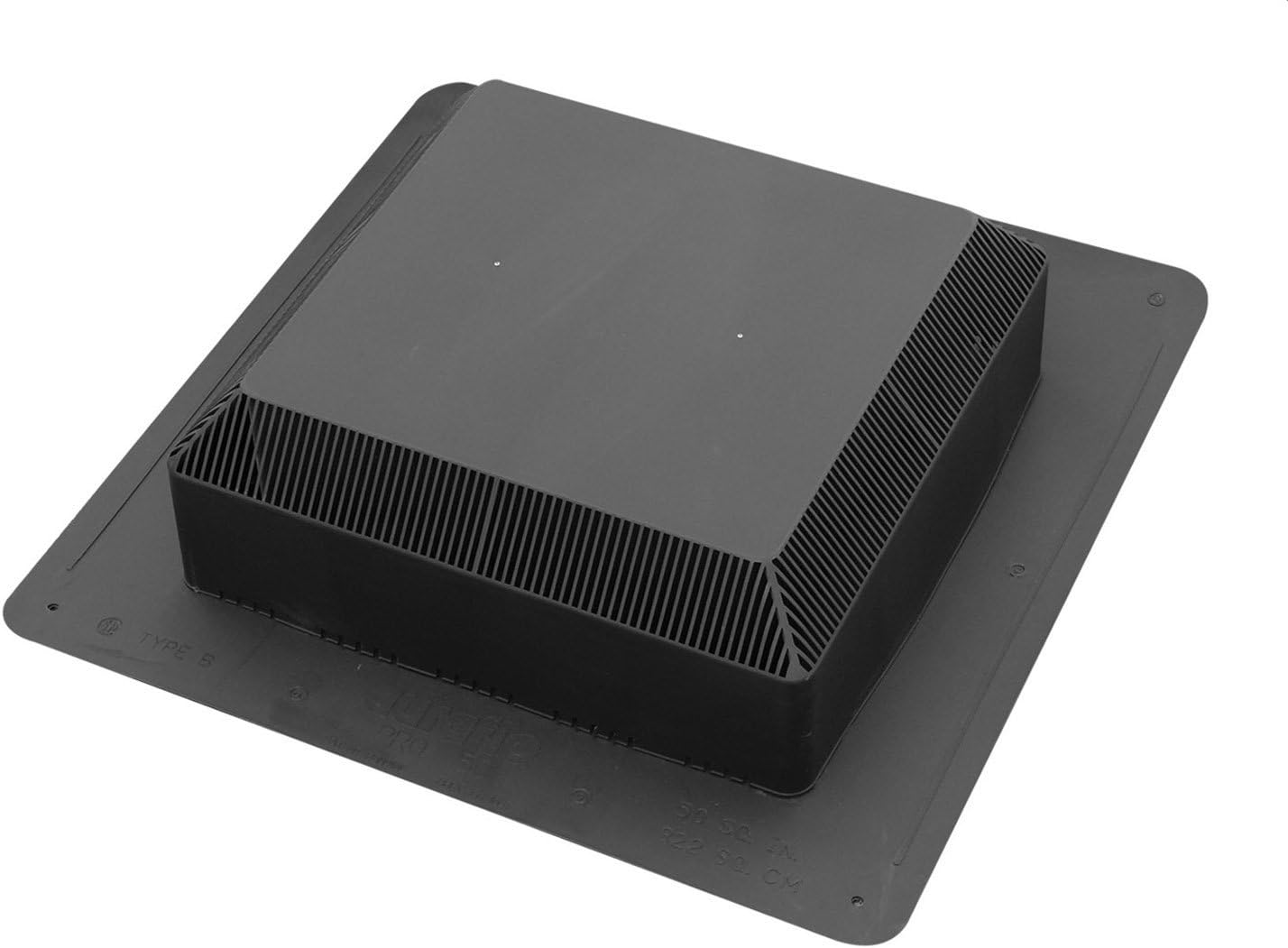 Duraflo 60PRO50BL Pro 50 Roof Vent, Black