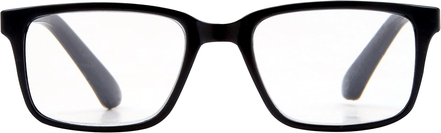 Foster Grant, "Arno Reading Glasses, Matte Black, Multiple Magnifications