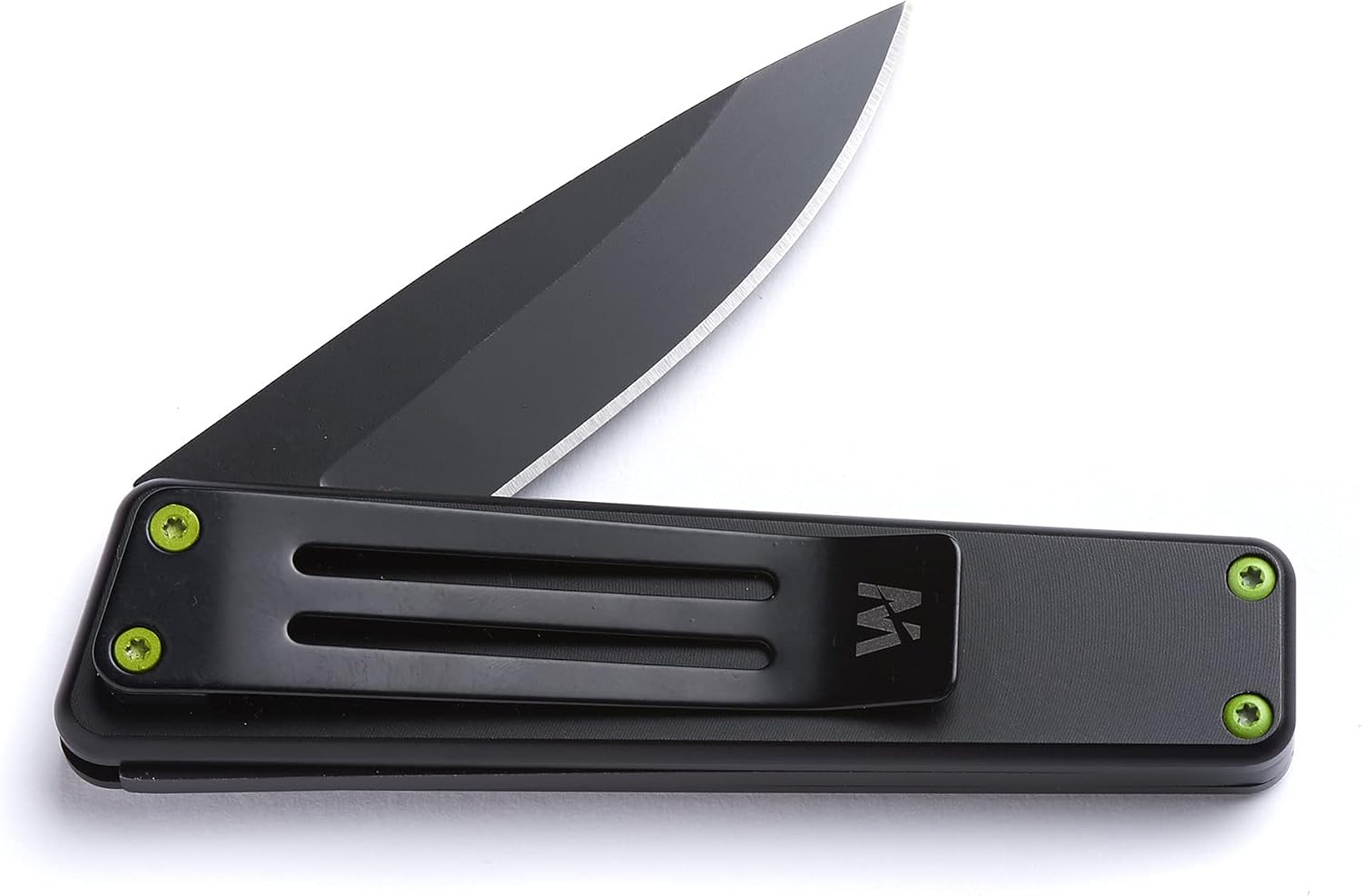 Whitby Pocket Knife, 2.5" Mint Stainless Steel Folding Knives Charcoal Grey Finish, Stylish High Performance, Non Locking EDC Blade, Portable for Camping Hiking Backpacking