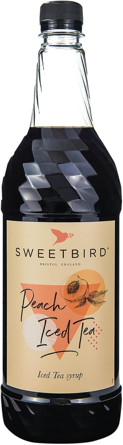 Sweetbird Peach Iced Tea Syrup (1 Litre) - Vegan Friendly