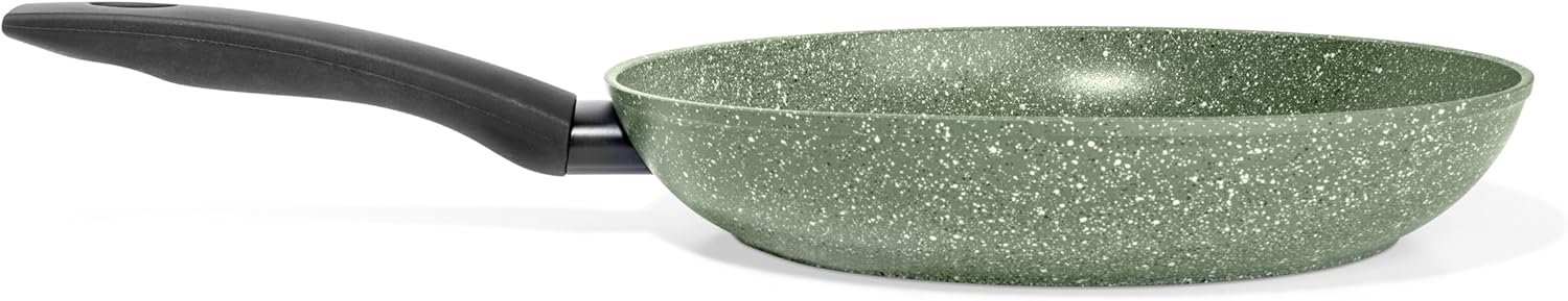 Prestige Eco Non Toxic Non Stick Frying Pan 28cm - Induction Frying Pan, PFOA Free Cookware, Dishwasher Safe Cookware Made in Italy of Recyclable Materials, Green