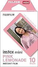 FUJIFILM Instax Mini Pink Lemonade Film - 10 Exposures