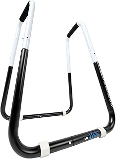 Ultimate Body Press Dip Bar Fitness Station - Adjustable Folding Dip Stand,White/Black