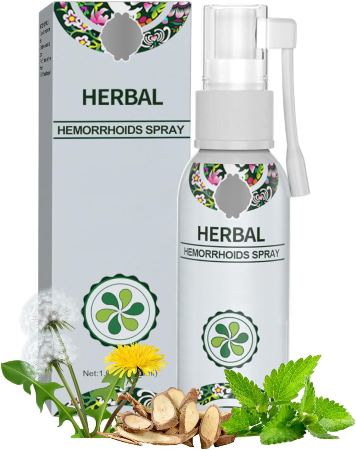 Herbal Piles Treatment Spray - Fast-Acting Hemorrhoids Treatment Relief Spray - Natural Herbal Treatment for Haemorrhoids - Piles Treatment Extra Strength for Men & Women - Fast Pain Relief Body Oil