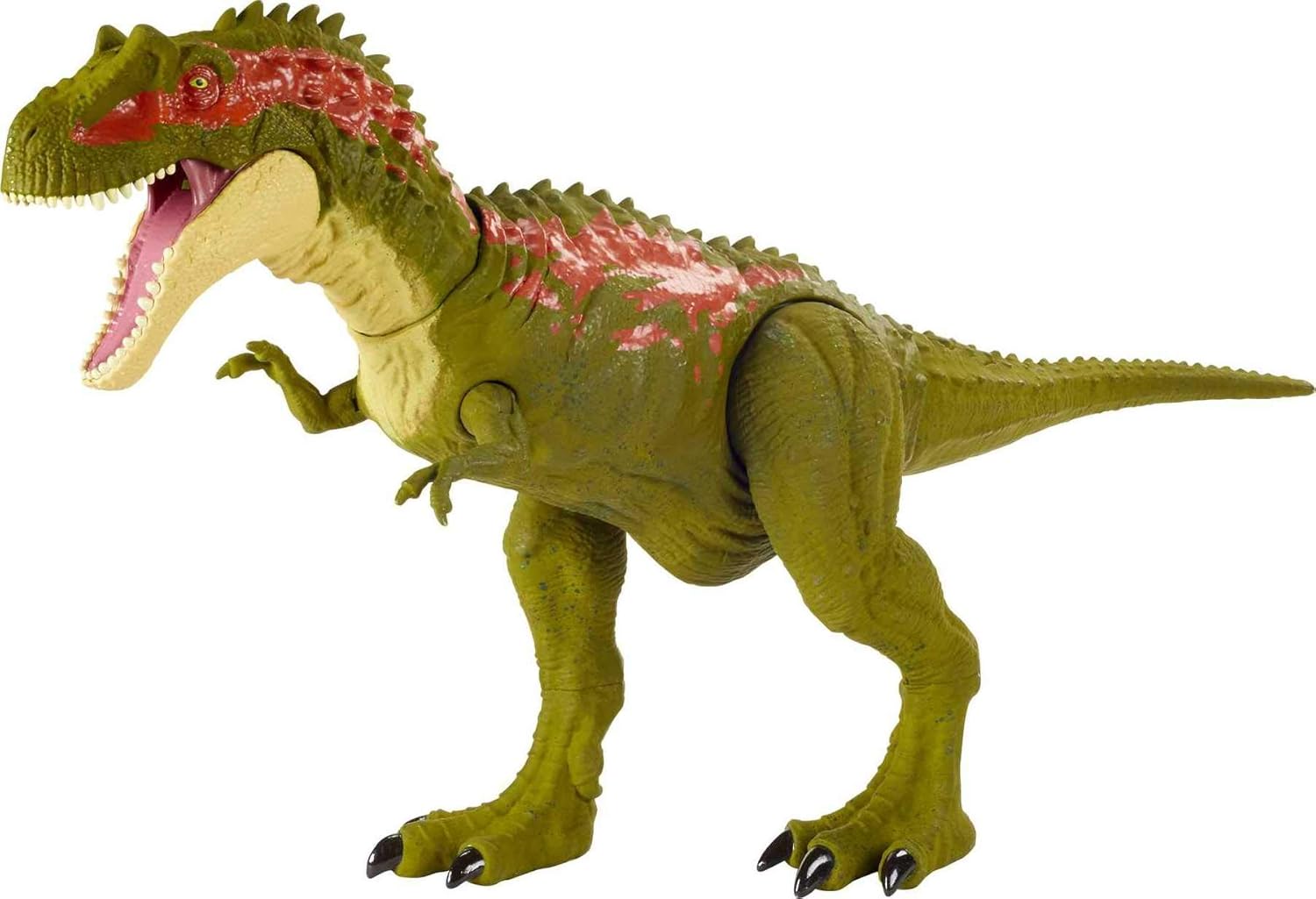 JURASSIC WORLD Jurassic World GVG67​ Massive Biters Larger-sized Dinosaur Action Figure with Tail-activated Strike and Chomping Action,Movable Joints ,Green,Ages 4 and Up​, 15.0 cm*10.0 cm*35.0 cm