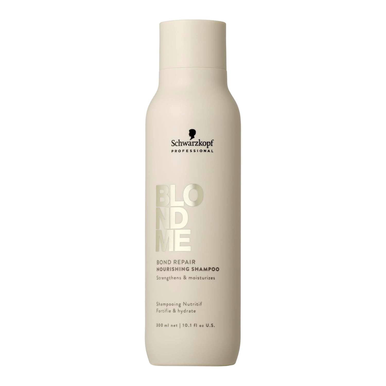 BlondMe Bond Repair Nourishing Shampoo for Blonde Hair, 10.1 Fl Oz | Adds Moisture and Softness | Strengthens, Repairs, & Prevents Breakage |For Blonde, Lightened, & Grey Hair