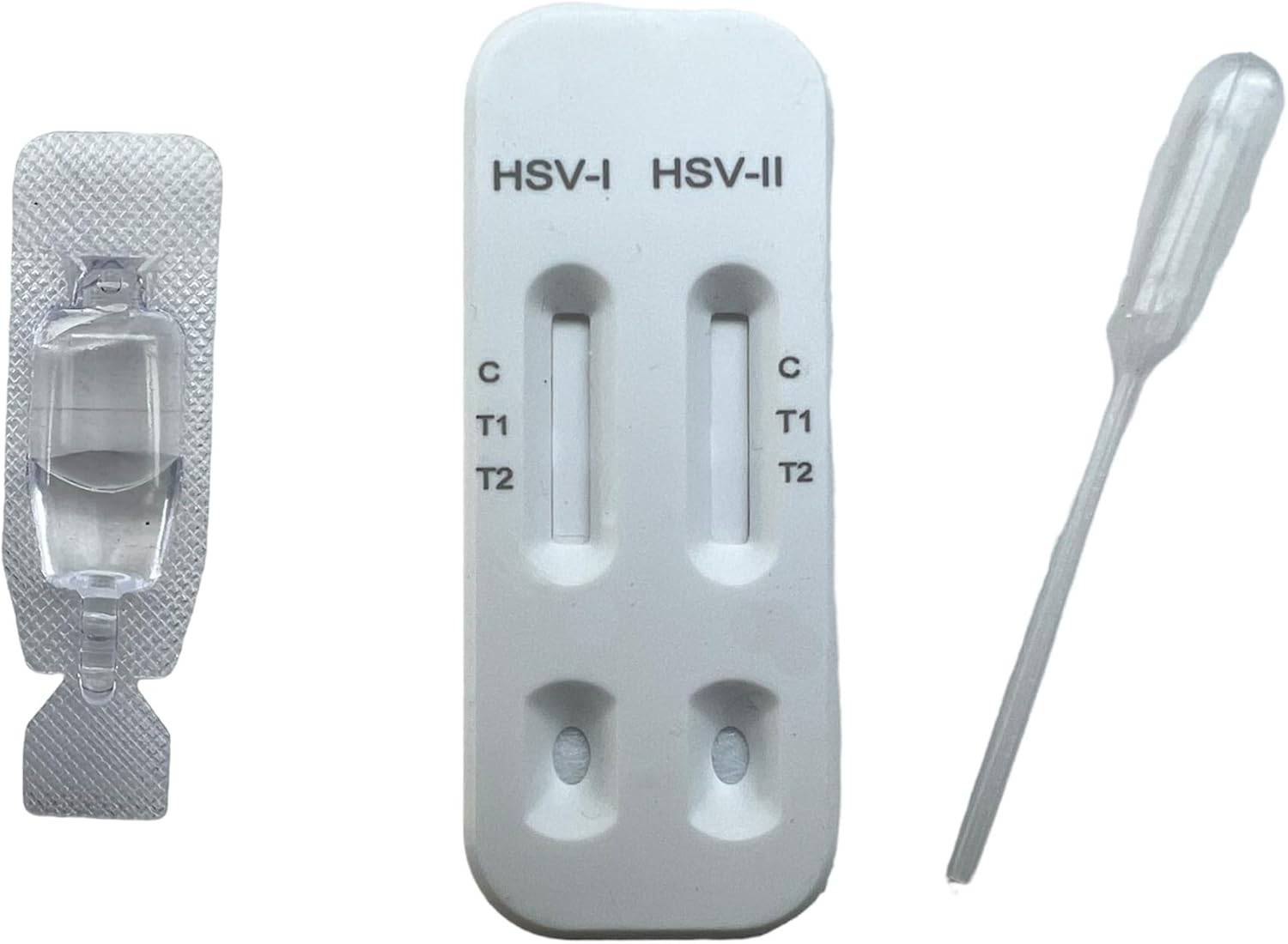 Herpes Blood Test Kit Oral & Genital Simplex Virus Dual Panel HSV 1 & 2 STI CE