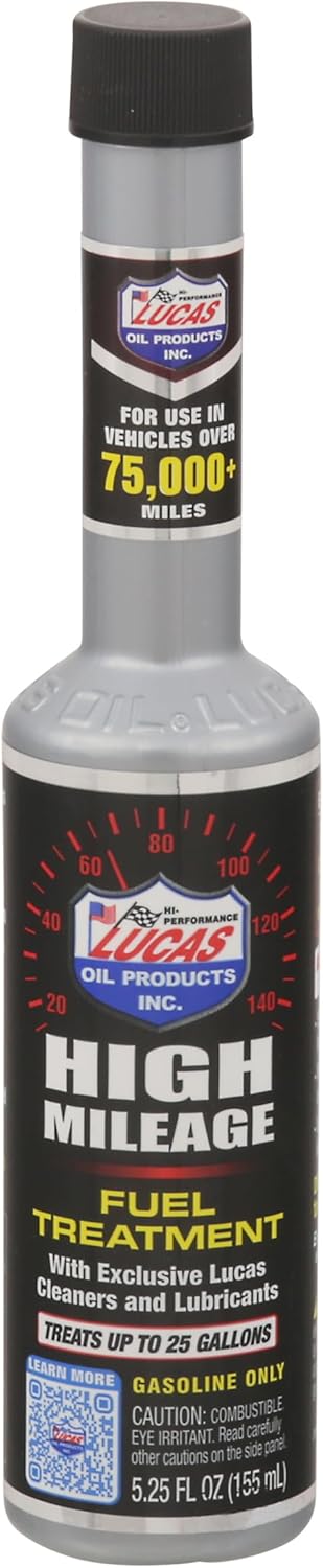 Lucas Oil 10977 High Mileage Fuel Treatment - 5.25 Ounce