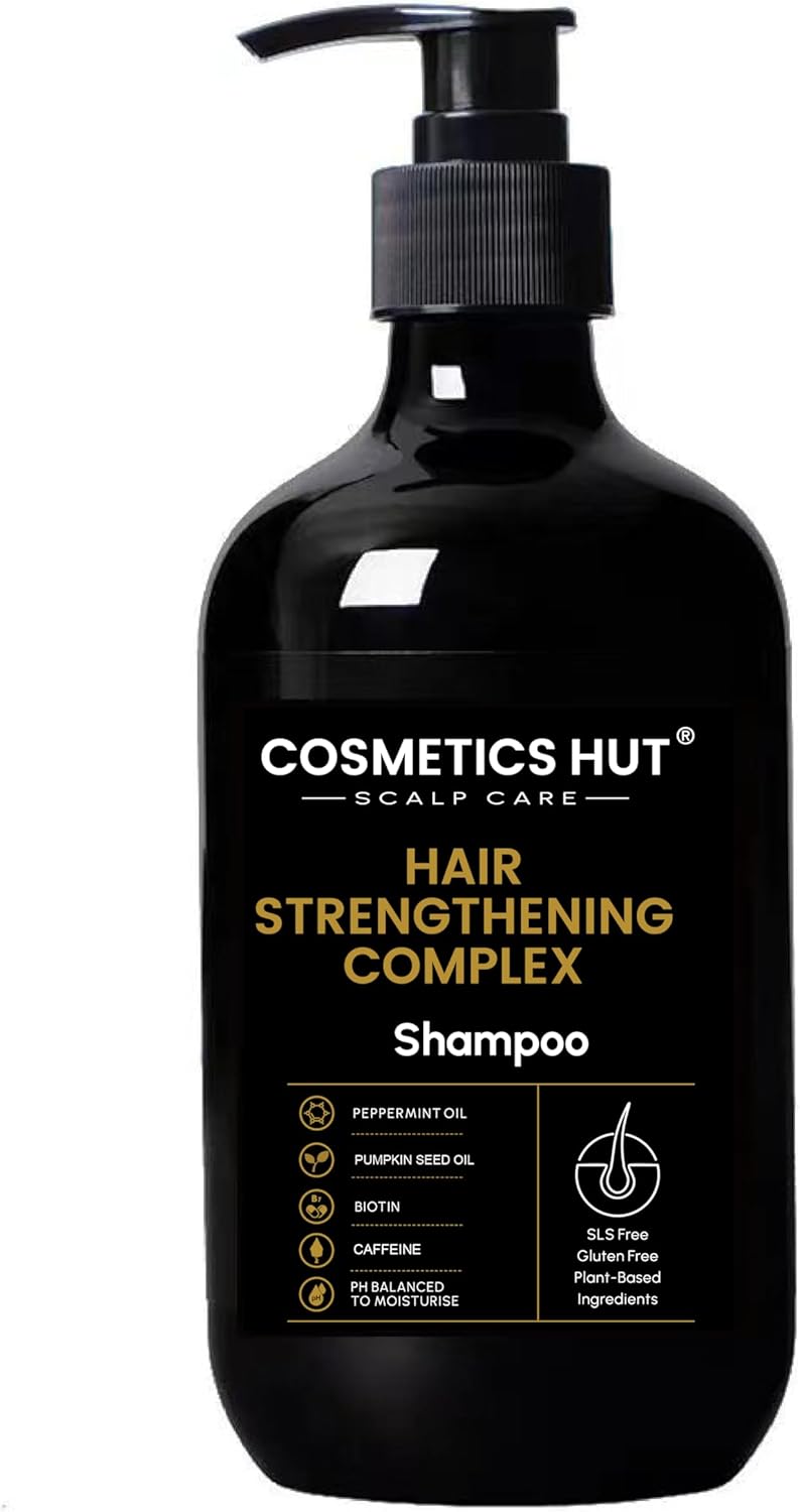 Cosmetics Hut Liquid Unscented Hair Regrowth Shampoo for Men - Biotin, Peppermint, Platyclaudus Orientalis, Keratin, 700g