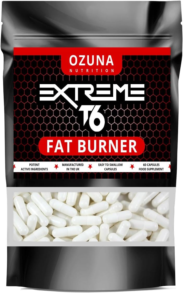 OZUNA NUTRITION Fat Burners Keto Extreme T6 Fast Weight Loss Pills Diet Slimming | 60 Capsules
