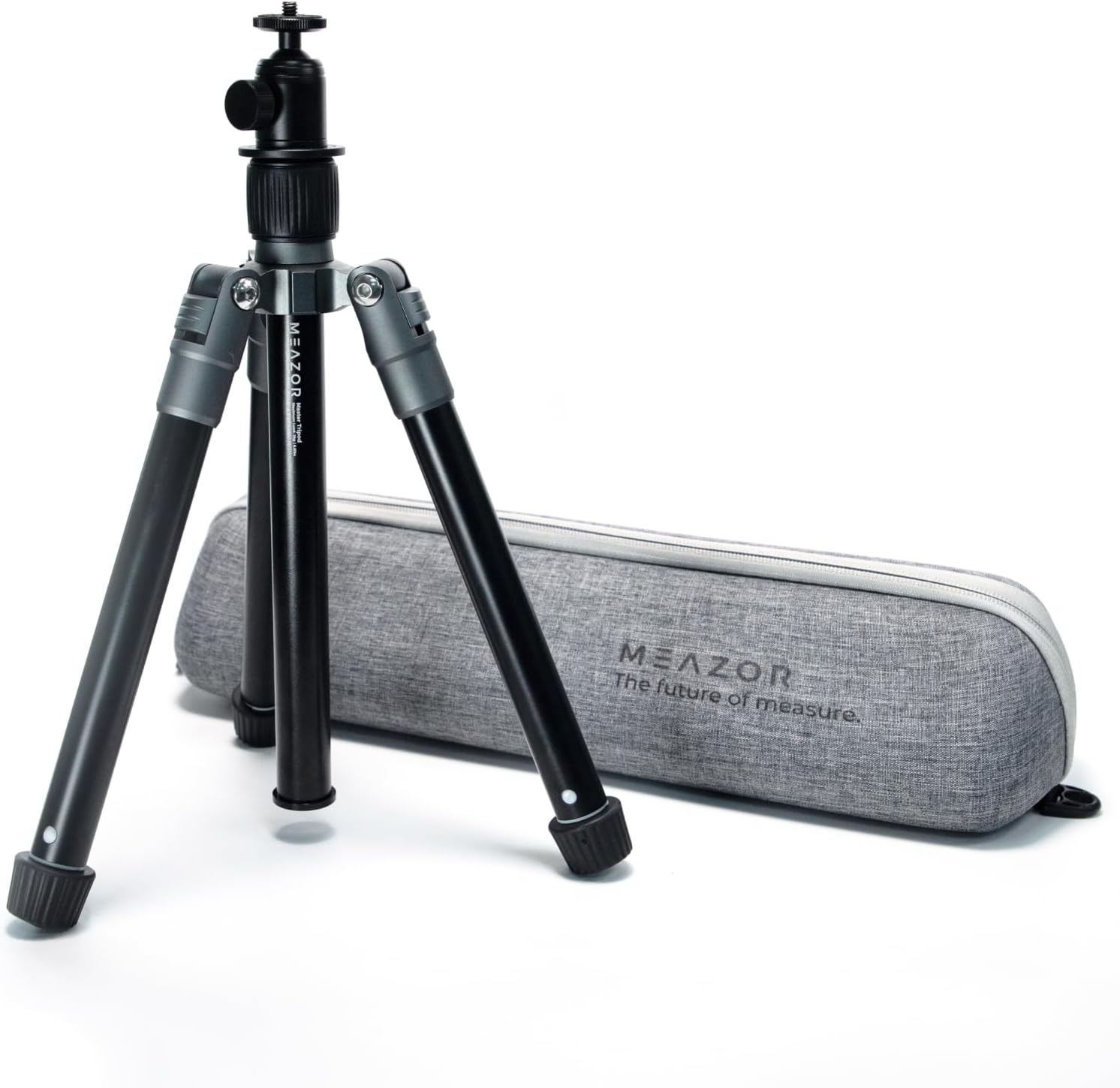 HOZO M-Cube Professional Tripod Kit: Including EVA Case,11-40" Aluminum Adjustable Low Gravity Tripod Stand with 360° Rotating Ball Head, 5 Sessions Quick Release Design, Max Load 5kg/11lbs
