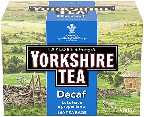 Yorkshire Decaffeinated Teabags 160S 500G