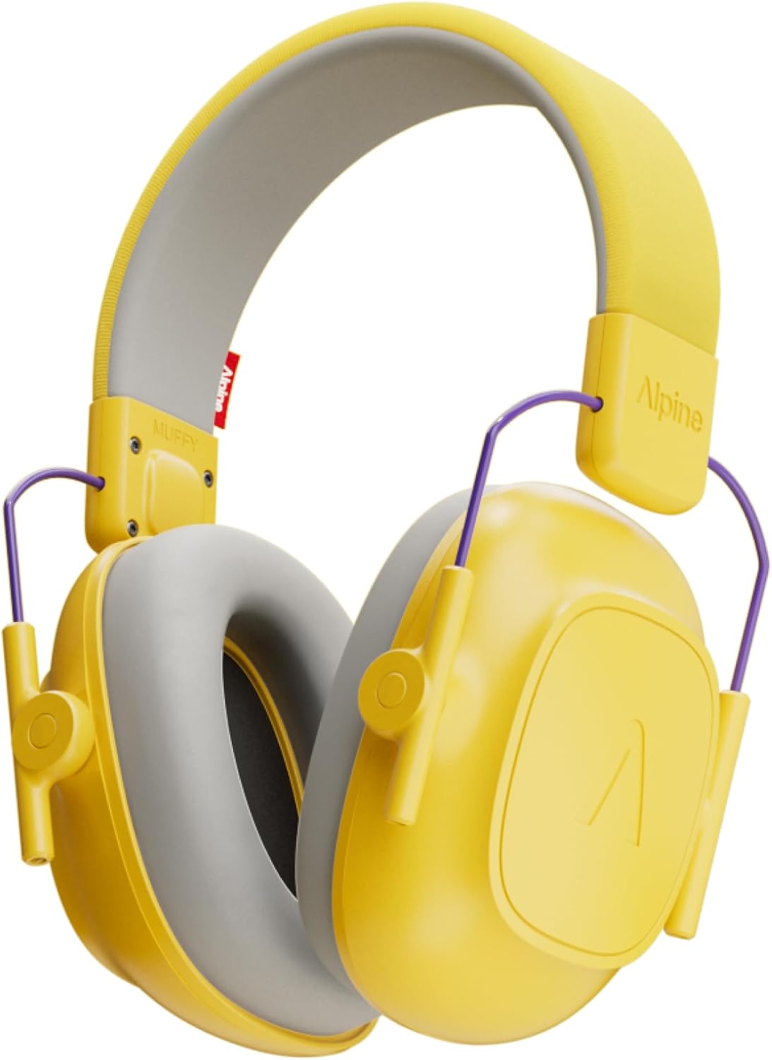 Alpine Muffy Kids Noise Reduction Earmuffs - 5-16 y - Ear Defender - Yellow