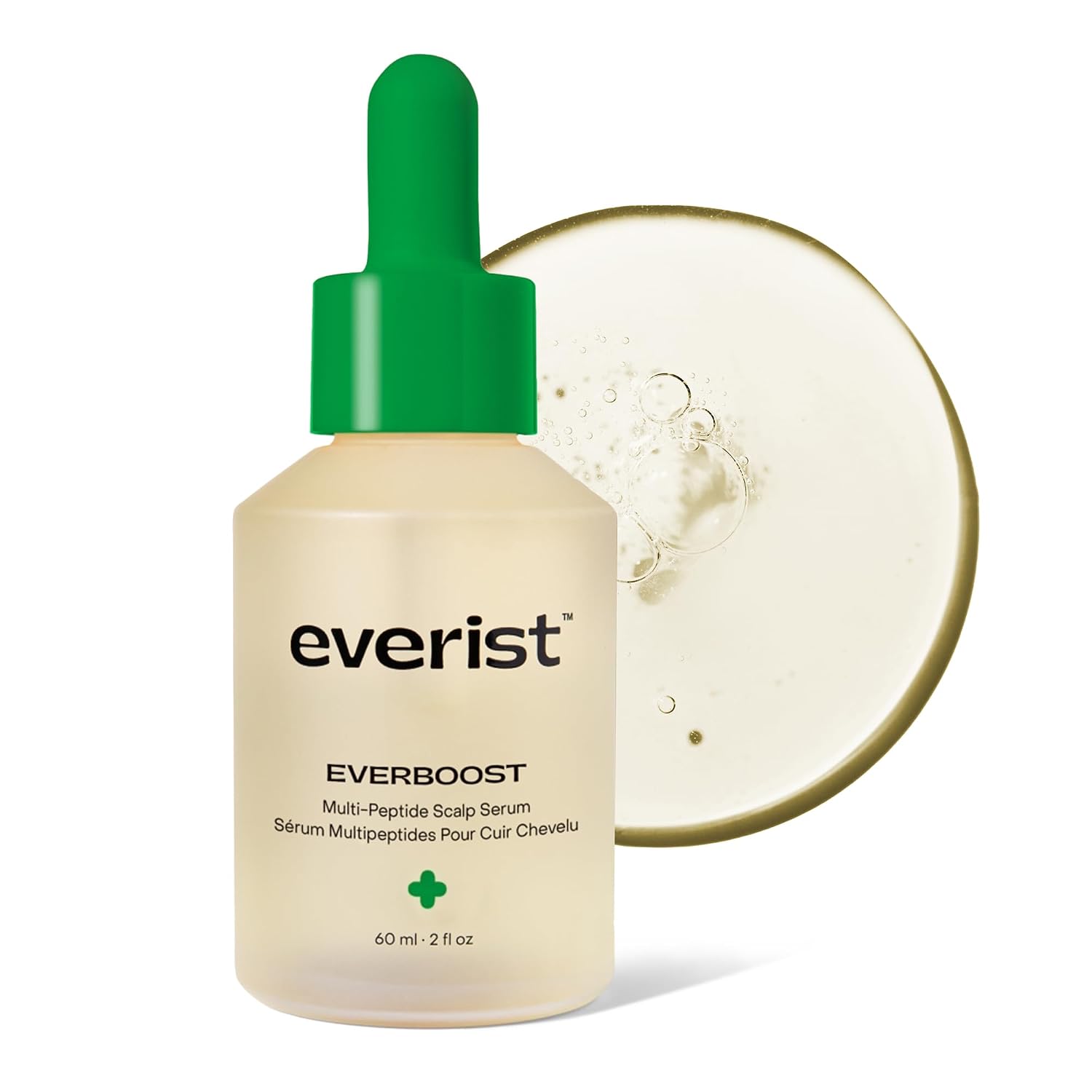 Everist EverBoost Multi-Peptide Scalp Serum | Peptides, Caffeine & Postbiotics | Promotes Visibly Thicker & Fuller-Looking Hair | Brittle, Dry & Thinning Hair | Dermatologist Developed & Tested | 60ml