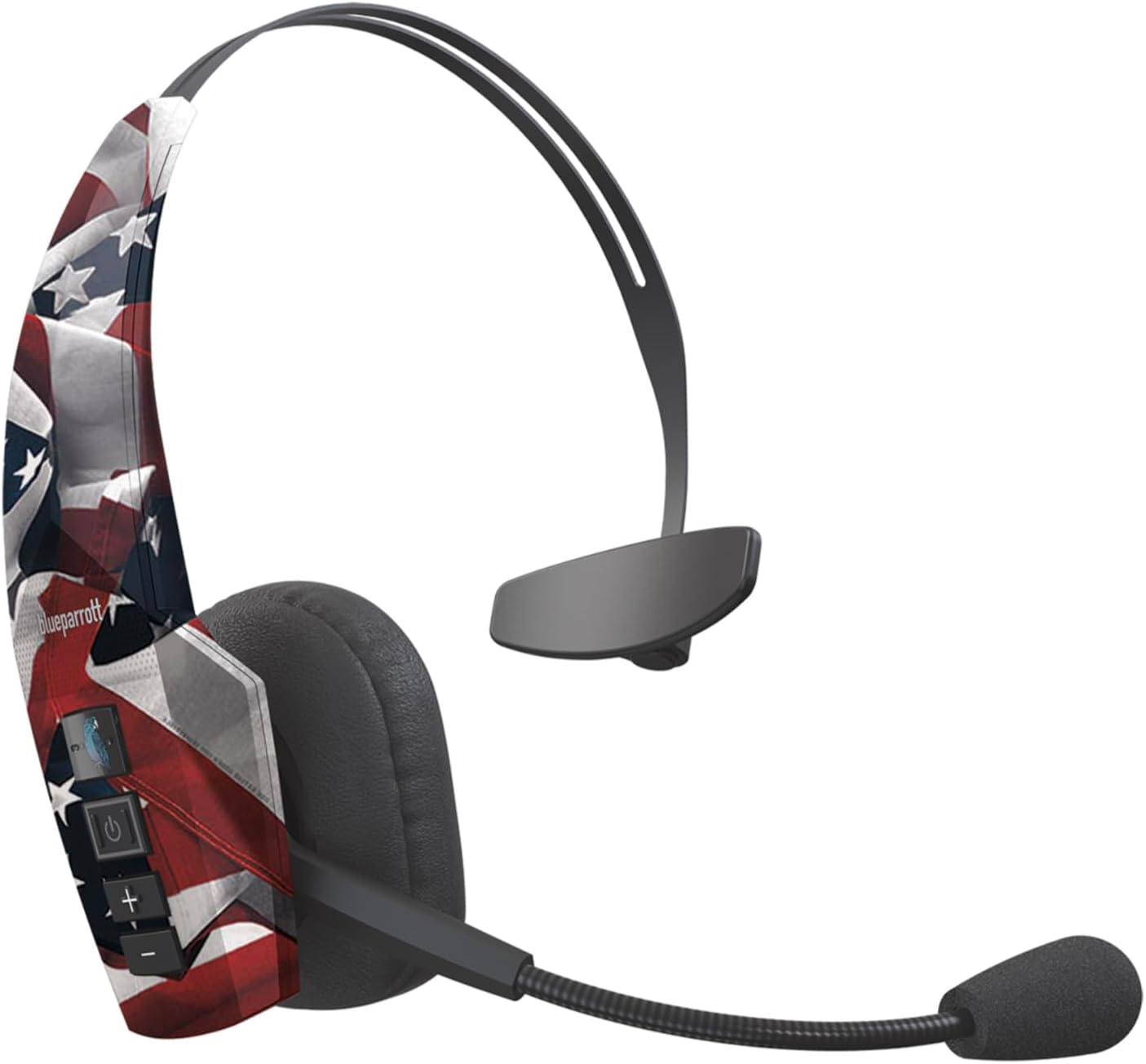 BlueParrott B350XTFLAGON One Nation Traditional Noise Cancelling Bluetooth Headset - Flag Design