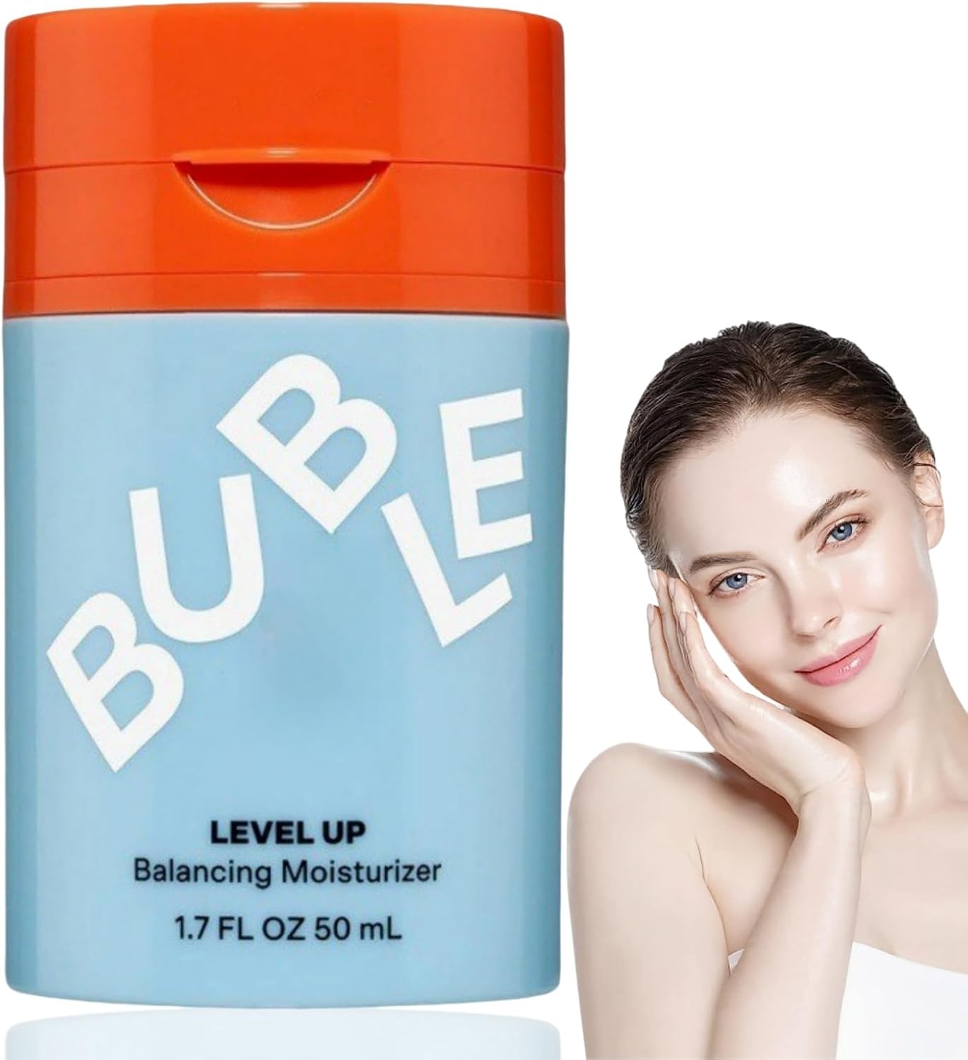 Bub~ble Skincare Slam Dunk Hydrating Face Moisturizing Cream,Face Cream for Normal to Dry Skin,Enriched with Vitamin E + Aloe Vera Juice,Face Moisturiser for Dry Skin,Dry Face Skin Moisturiser