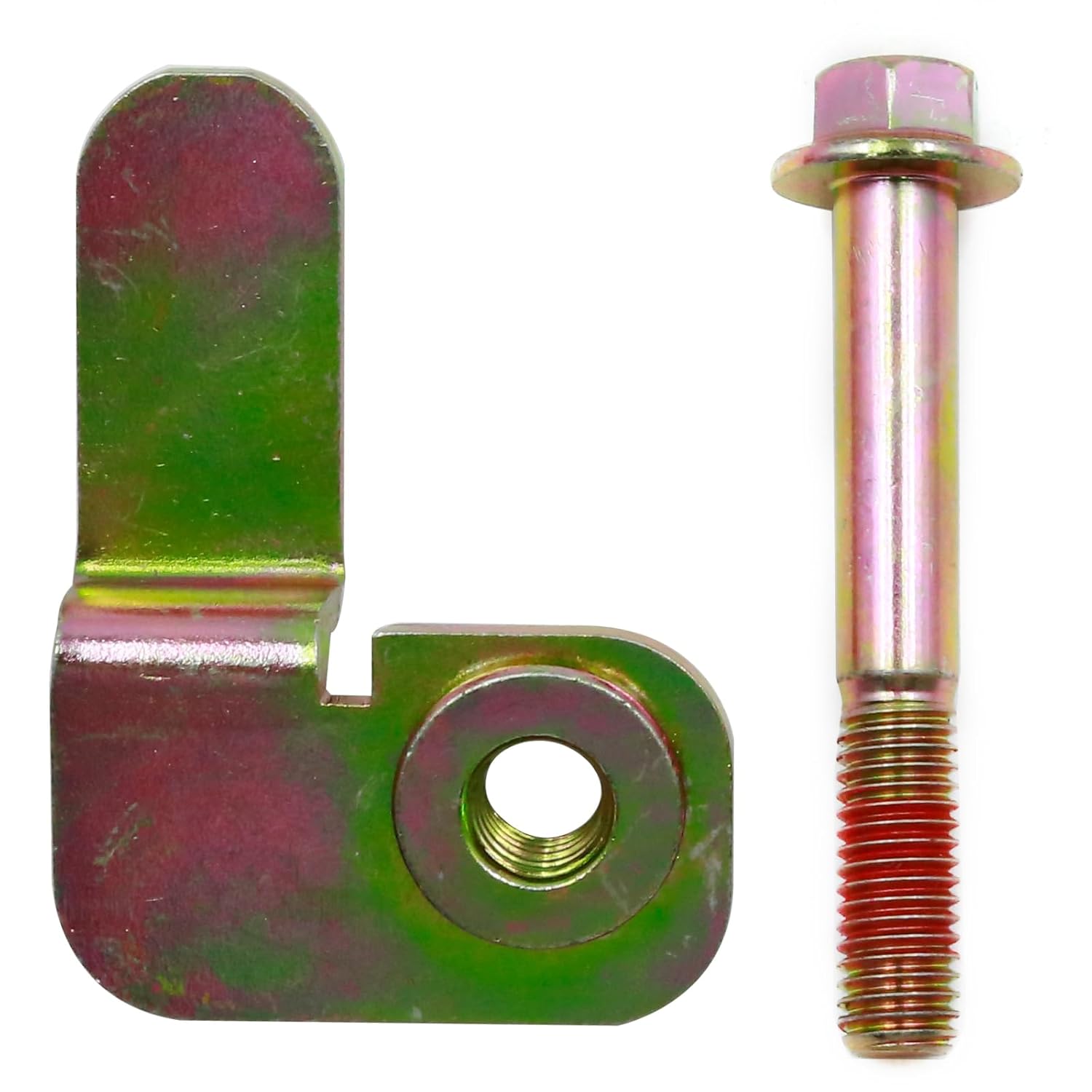 6504449 Front Track Bar Bolt and Flag Nut Retainer, Replacement for Jeep Wrangler TJ 1997-2006, Cherokee XJ 1984-2001, Grand Cherokee ZJ 1993-1998, Replaces 6504449