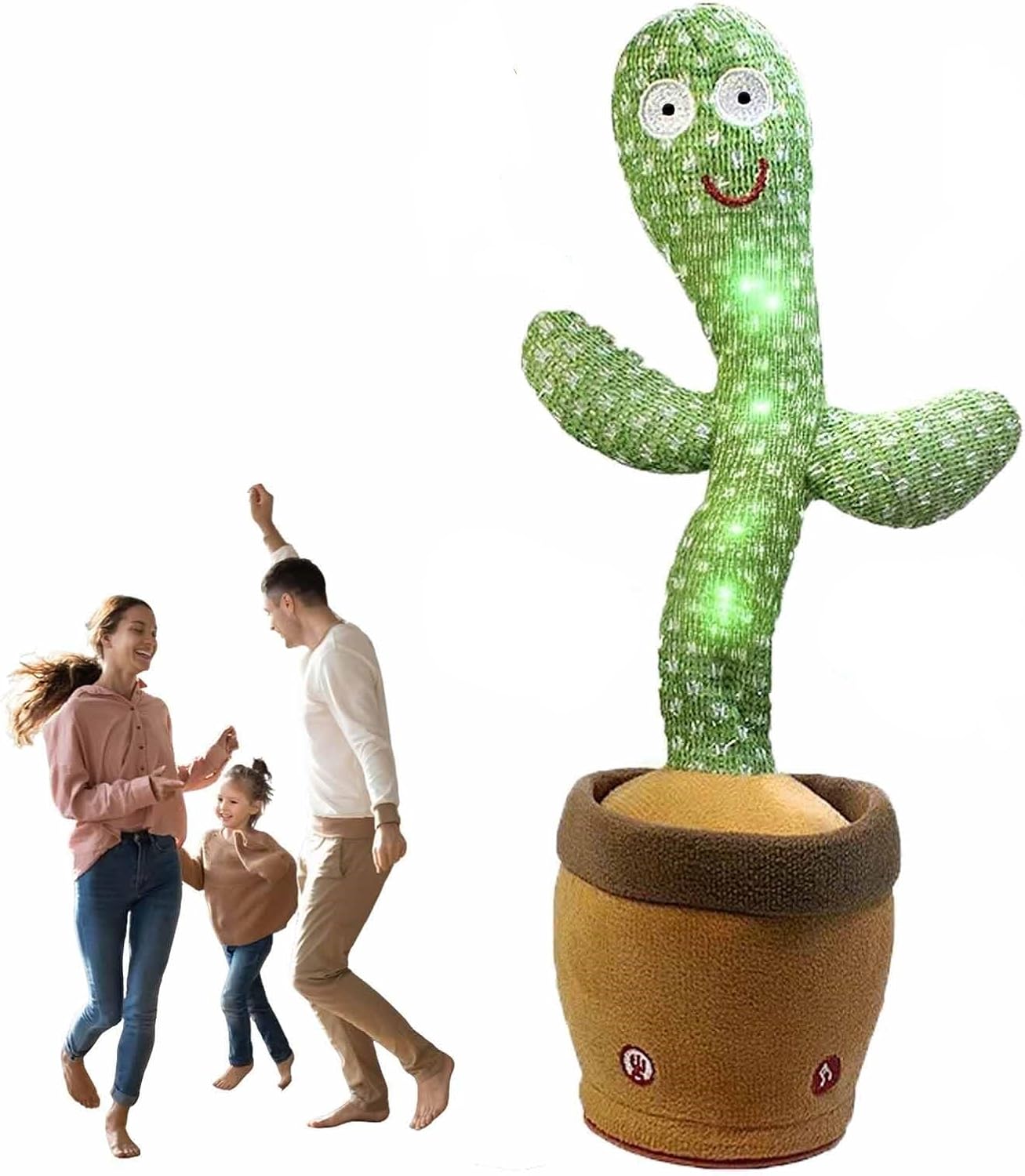 HMJMJC Talking Cactus Toy,Dancing Cactus,Baby Toy,Electronic Interactive Musical Toys Singing and Talking