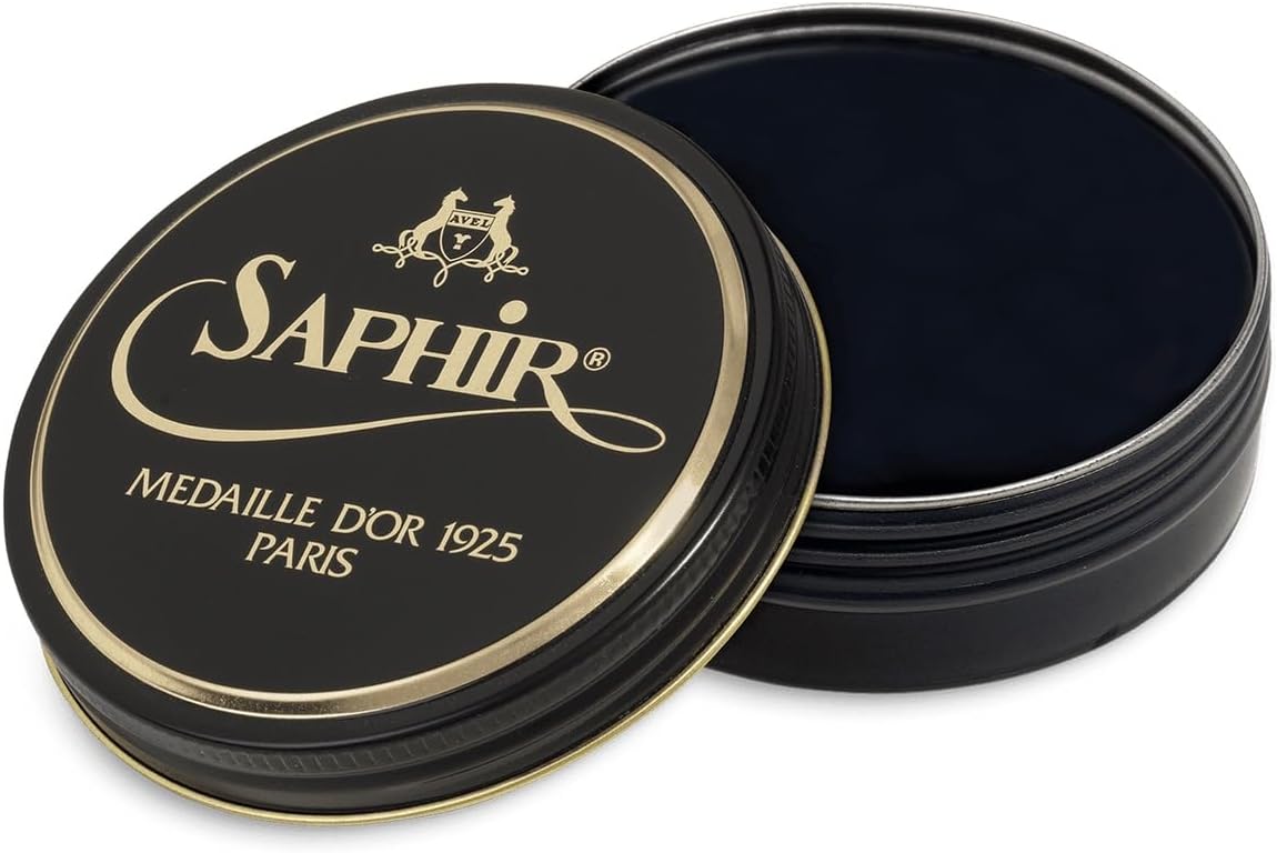 SAPHIR Medaille d’Or Pate De Luxe - Natural Wax Shoe Polish for Leather Shining