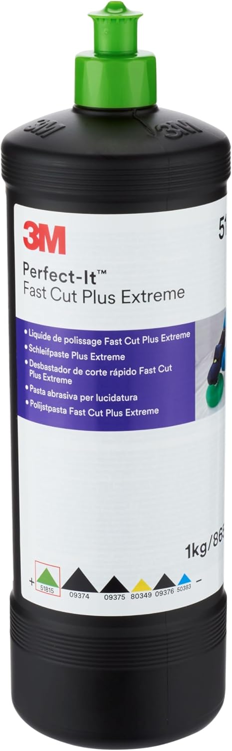3M Perfect-it Fast Cut Plus Extreme 51815 - For Car Polishing & Refinishing - 1kg bottle