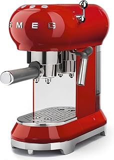Smeg Espresso Coffee Machine, Red